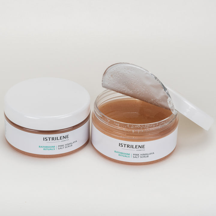 pink himalaya salt scrub