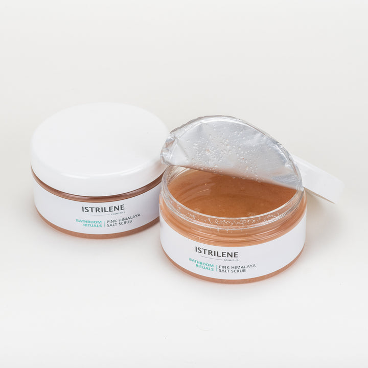 pink himalaya salt scrub