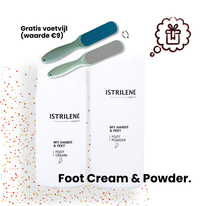 Promo Actie Voet Crème +Poeder + Voetvijl