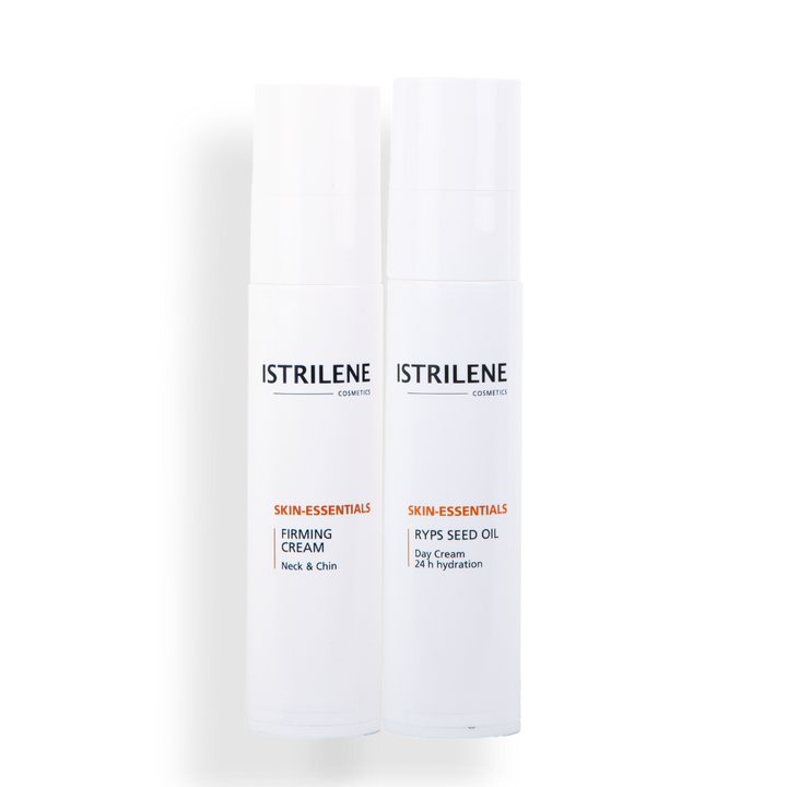 Duo Verstevigende crème hals & kin + Ryps Seed Oil dagcrème 24H hydratatie