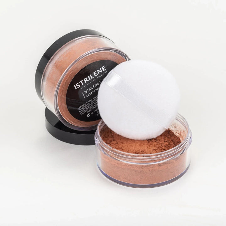Earth Cream Powder + Powder Brush Set - Istrilene