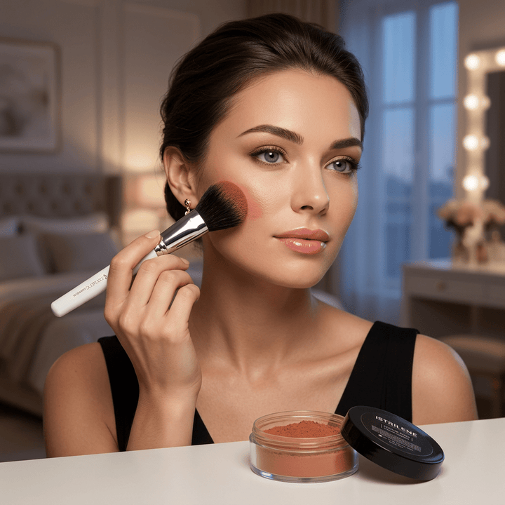 Earth Cream Powder ‘Woestijnzand’ + Powder Brush - Istrilene