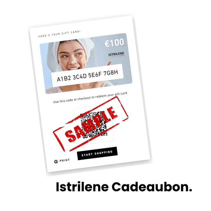 Istrilene Gift Card - Istrilene Cadeaubon - Carte - cadeau Istrilene - Istrilene