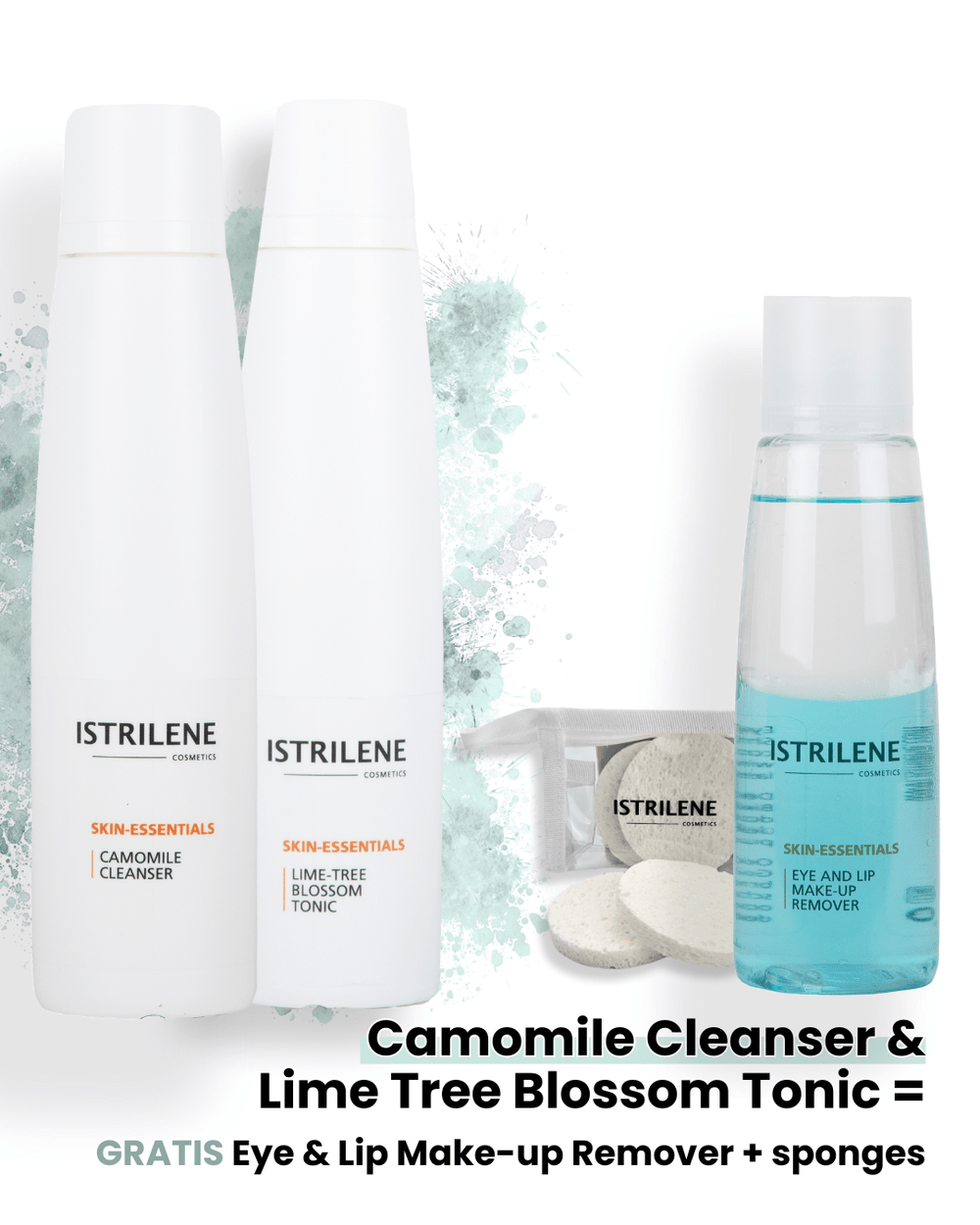 PROMO Tonic + Cleanser = GRATIS Make - up Remover + Sponges - Istrilene