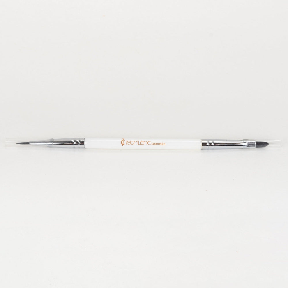 Dubbele borstel eyeliner and lip brush - Istrilene