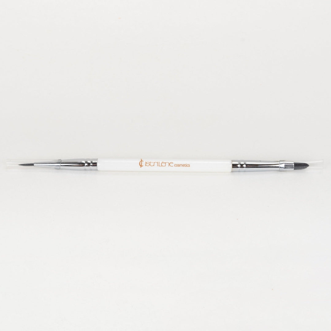 Dubbele borstel eyeliner and lip brush - Istrilene